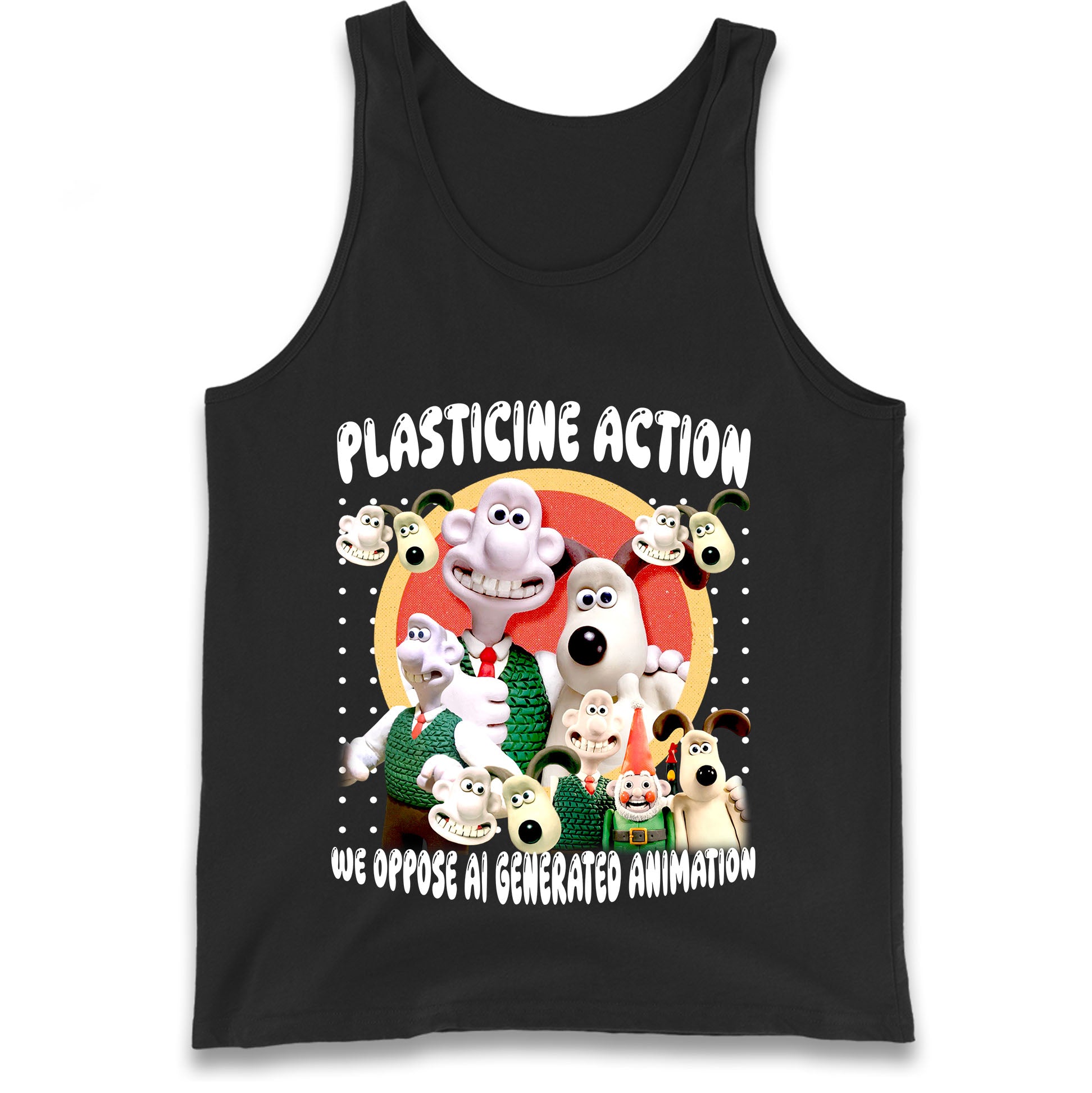Plasticine Action Figure Tank Top