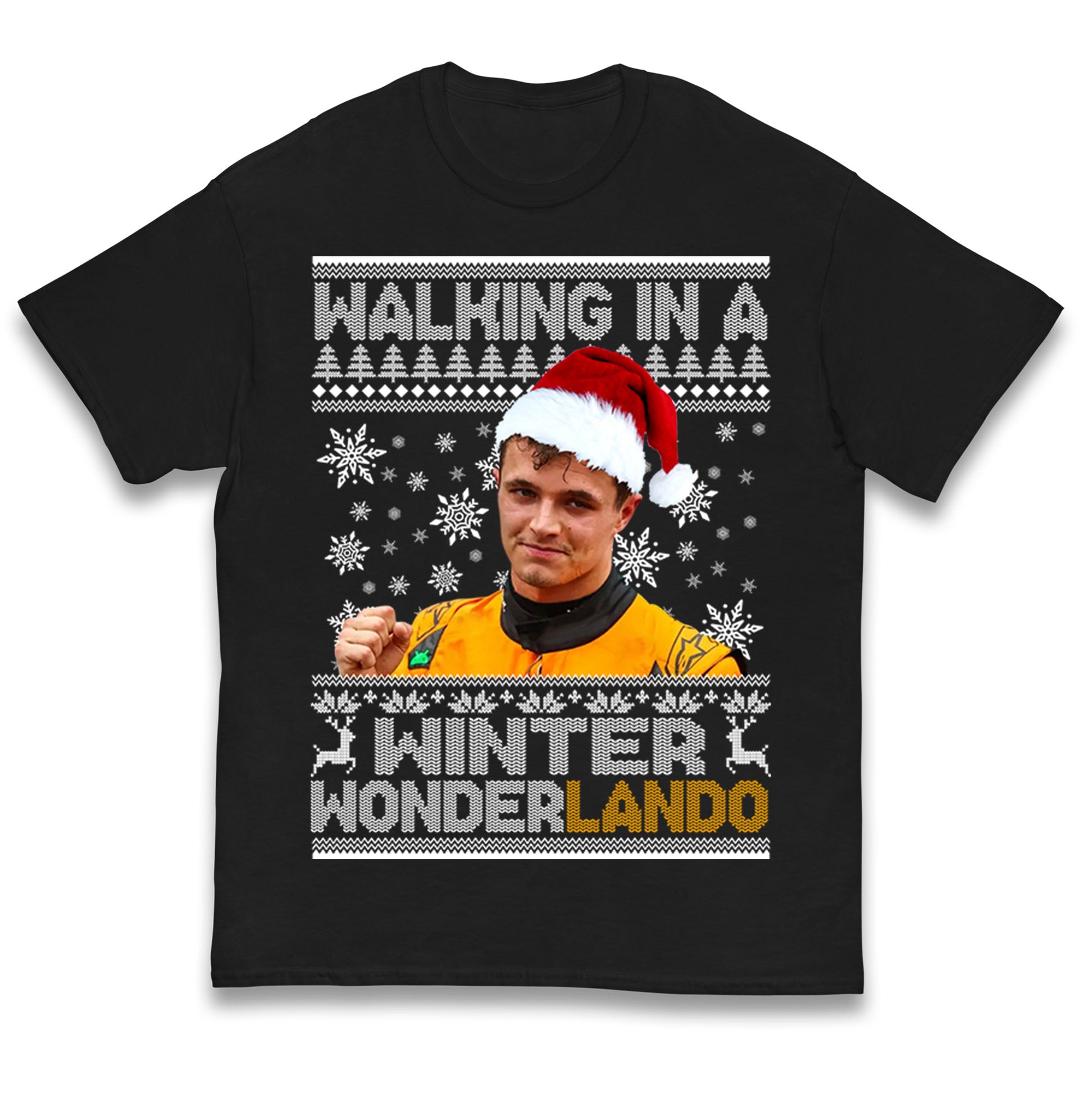 Lando Norris Christmas Kids T Shirt