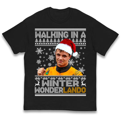 Lando Norris Christmas Kids T Shirt