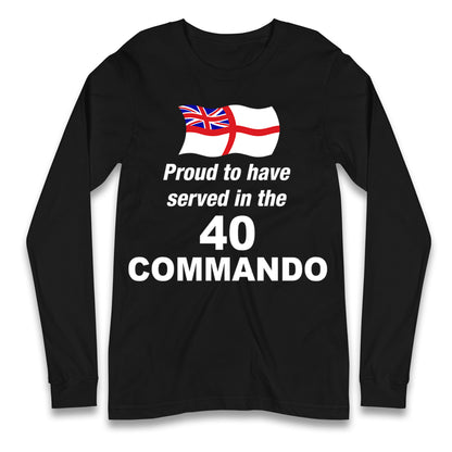 40 Commando Royal Marines Longsleeve T Shirt