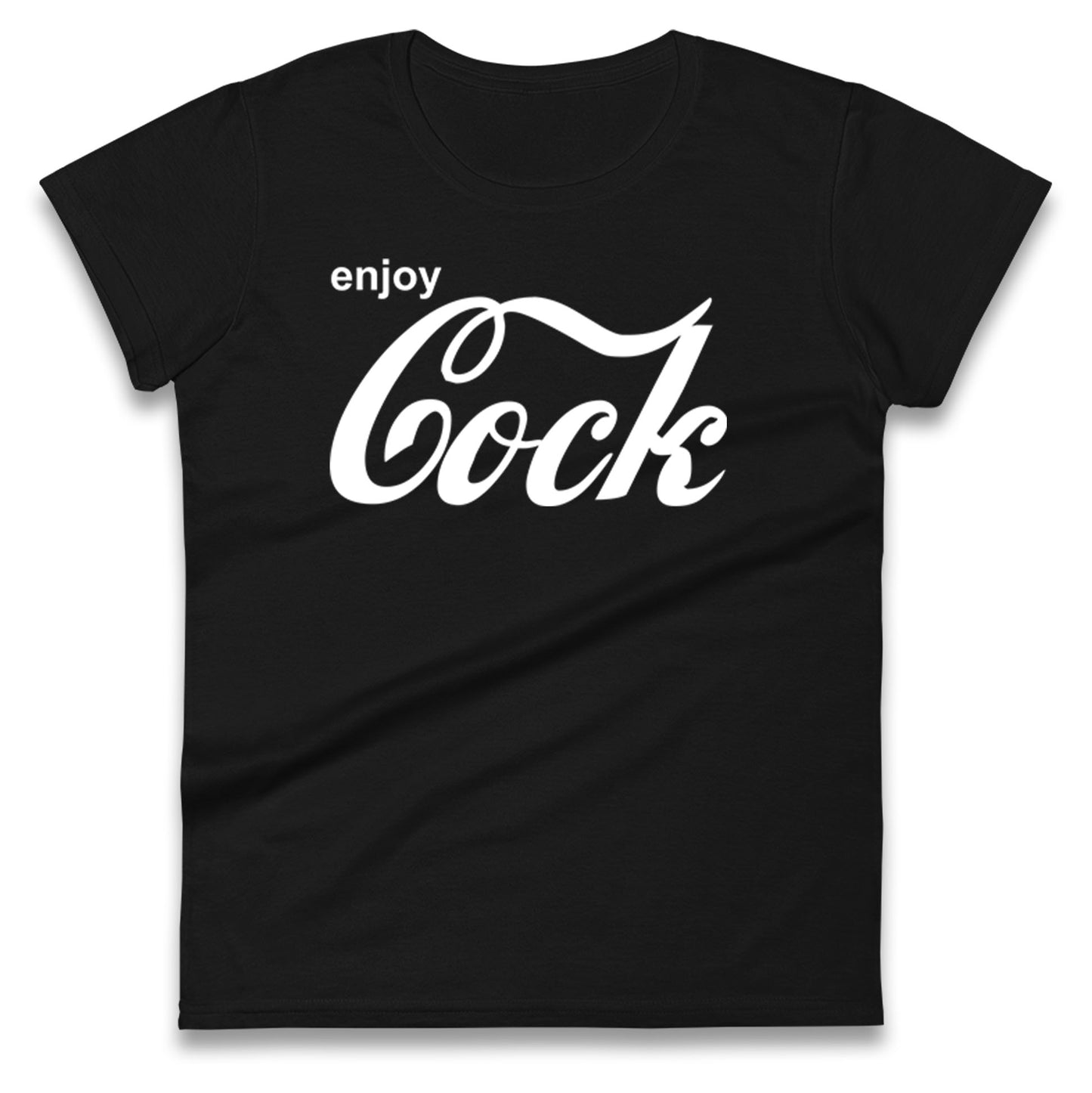 Coke Funny Christmas Ladies T Shirt