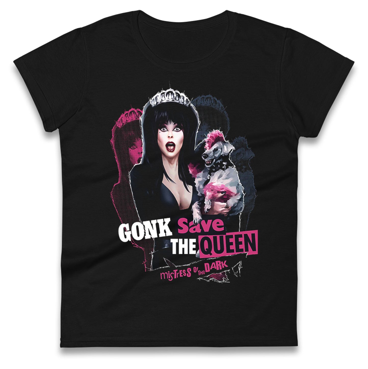 Gonk Save The Queen Ladies T Shirt