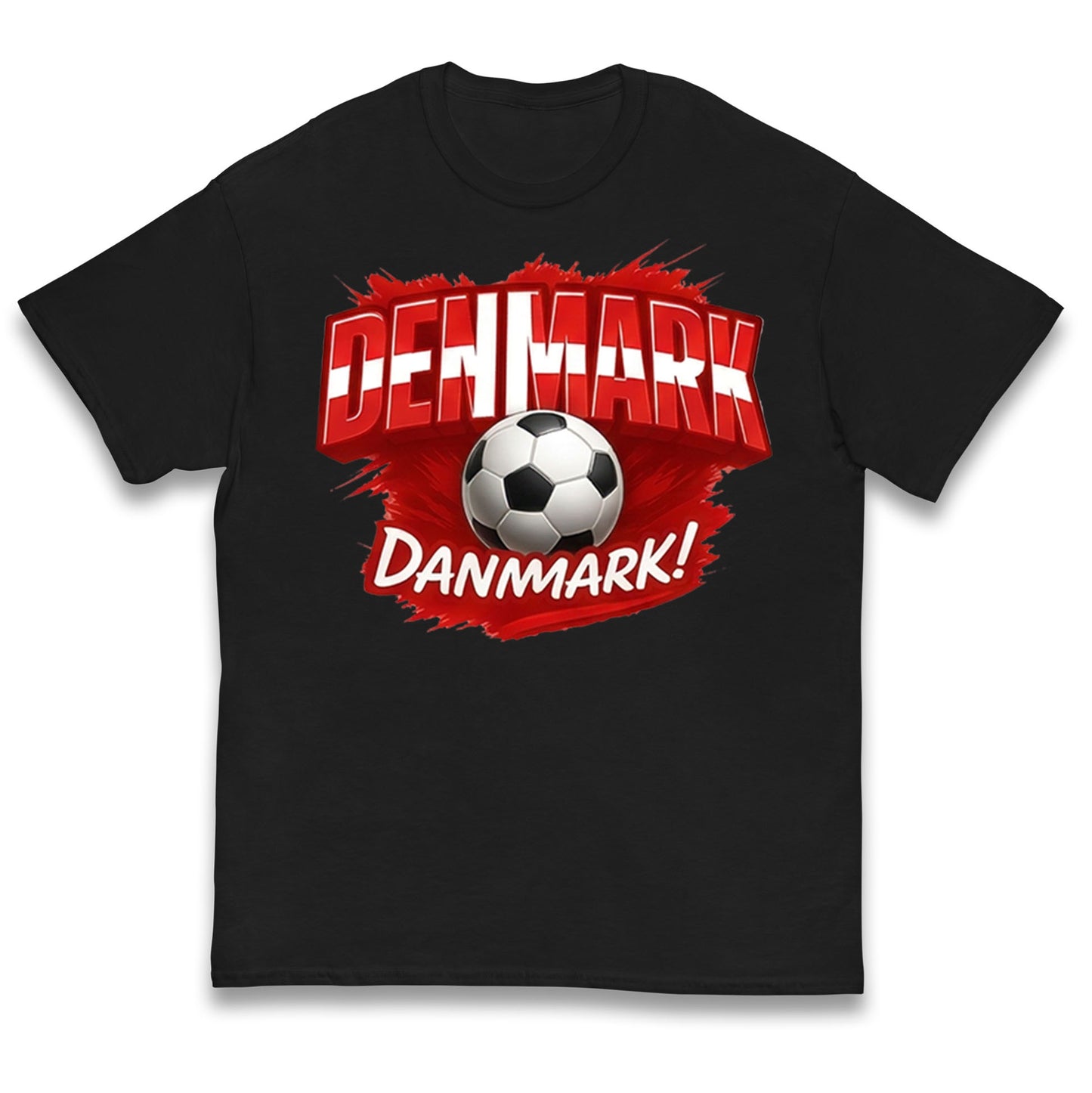 Denmark Retro World Cup Kids T Shirt