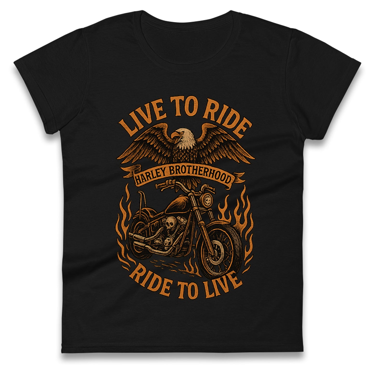 Harley Brotherhood Ladies T Shirt