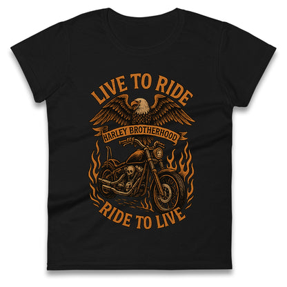 Harley Brotherhood Ladies T Shirt
