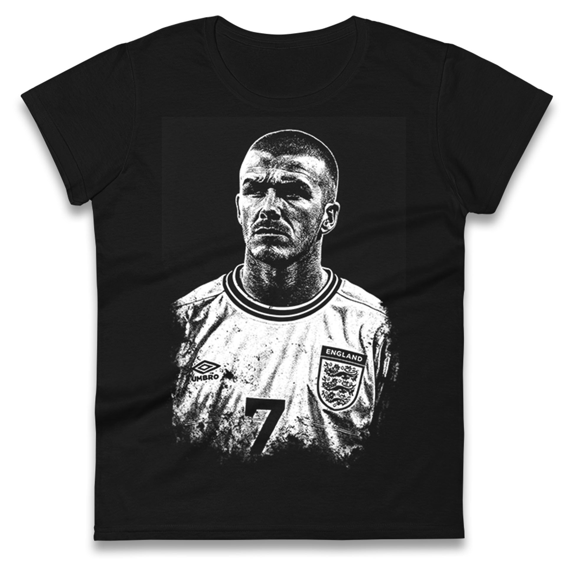 Bavid Beckham England Ladies T Shirt