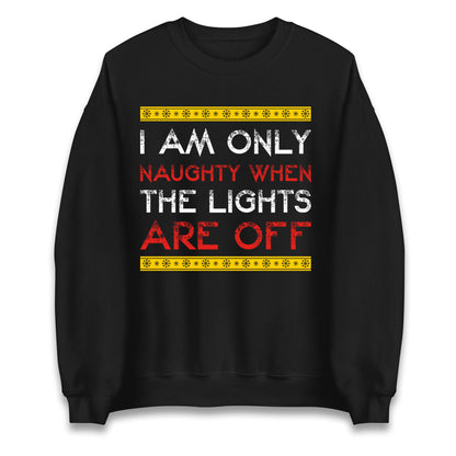 naughty christmas sweatshirt