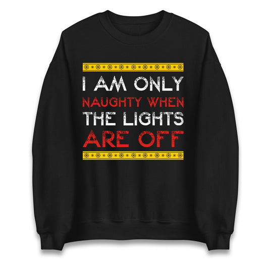 naughty christmas sweatshirt