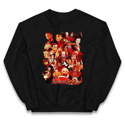 Horror Characters Halloween Kids Jumper