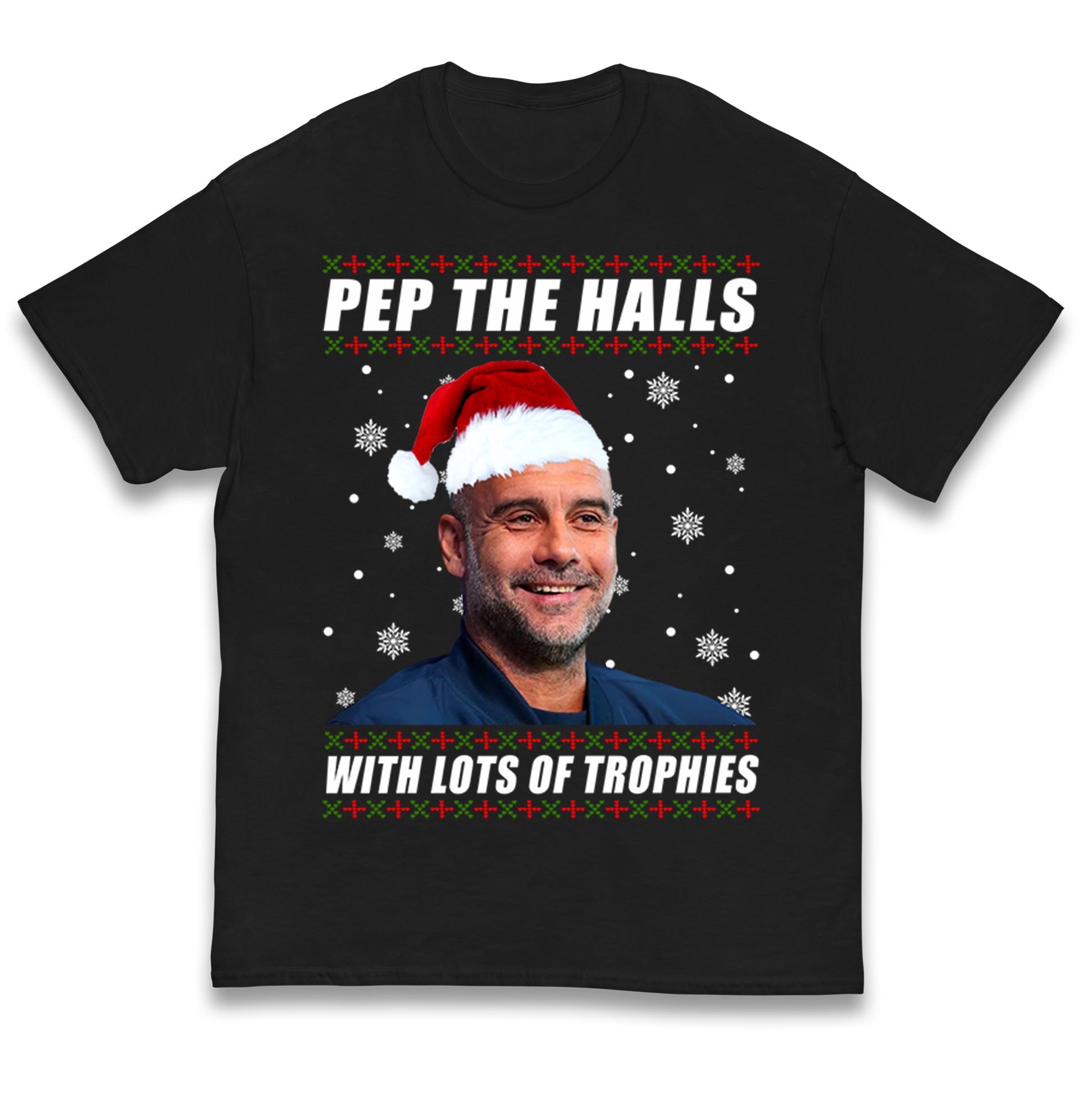 Pep Guardiola Christmas Kids T Shirt