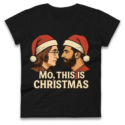 Mo Salah Christmas Ladies T Shirt