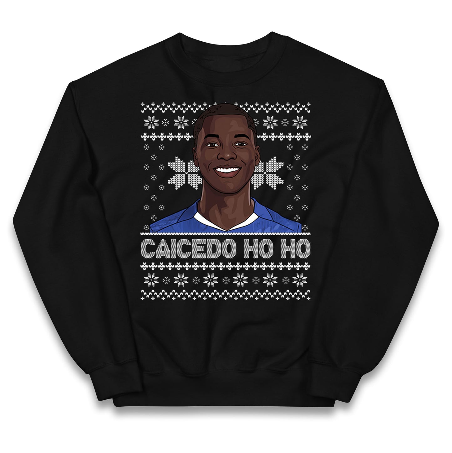Moises Caicedo Christmas Kids Jumper