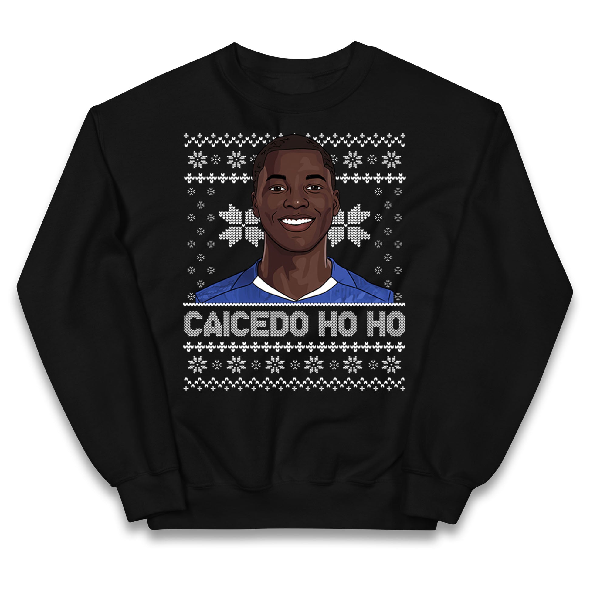 Moises Caicedo Christmas Kids Jumper
