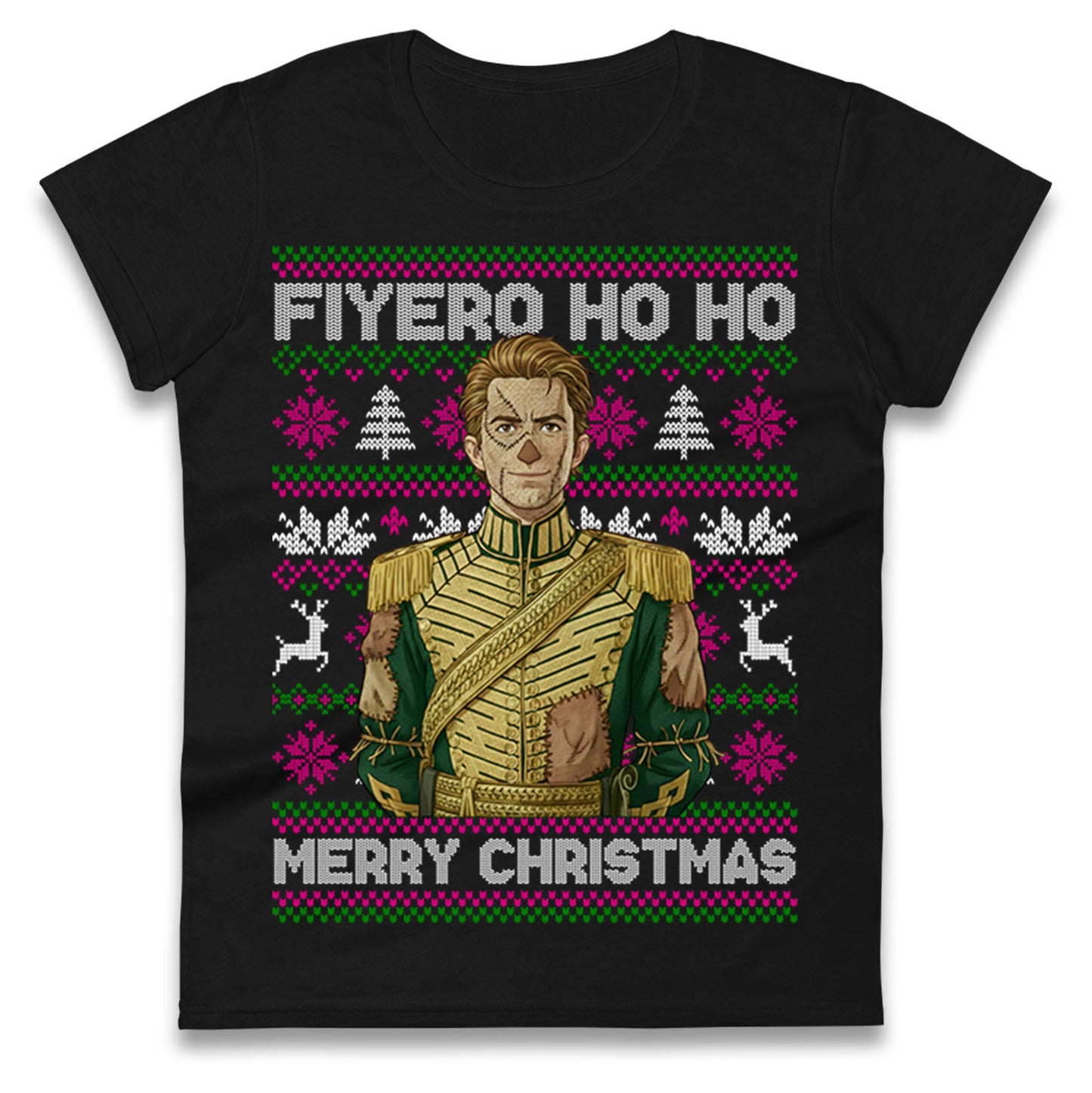 Prince Fiyero Wicked Christmas Ladies T Shirt