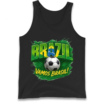 Brazil Retro Football Tank Top 