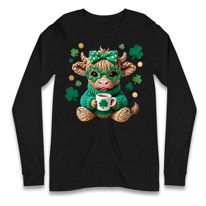 Cute Cow St Patrick Longsleeve Tee