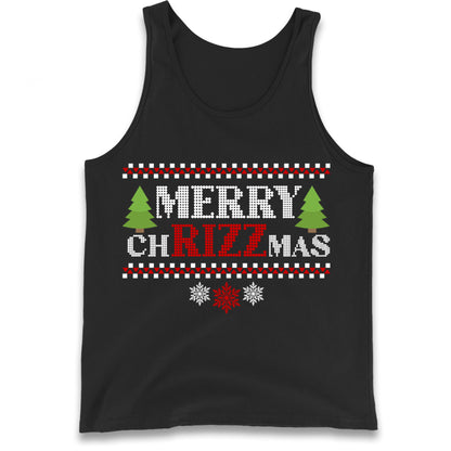merry christmas tree tank top