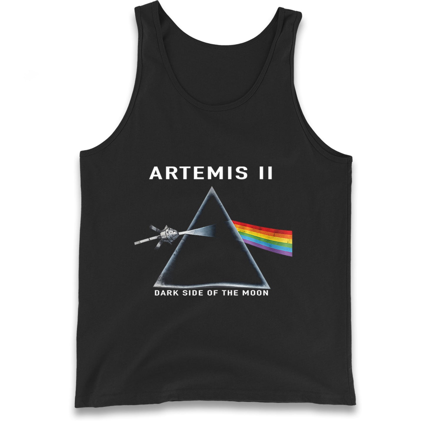 Artemis II Dark Side Of The Moon Pink Floyd Tank Top