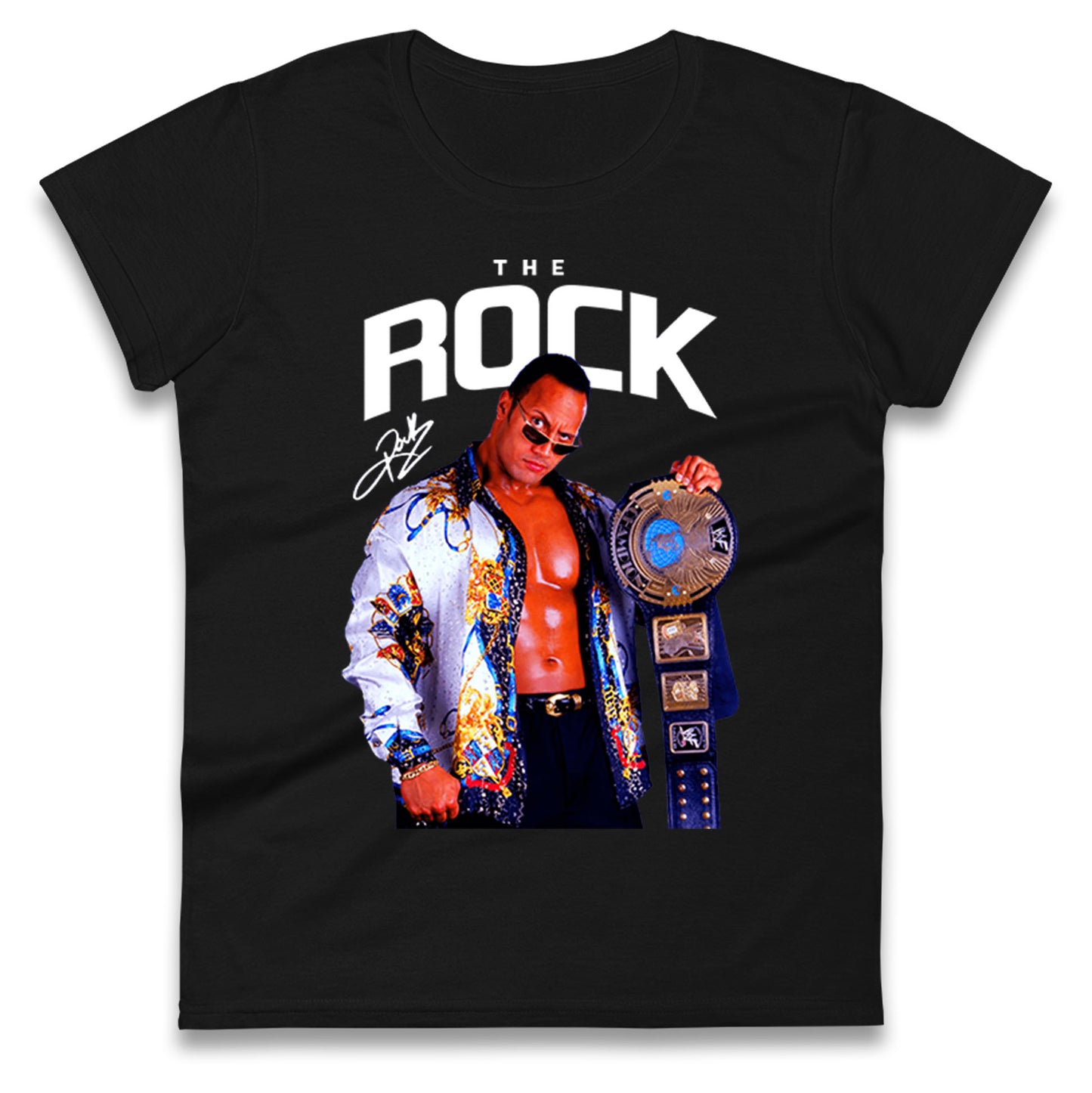 The Rock Dwayne Johnson Ladies T Shirt