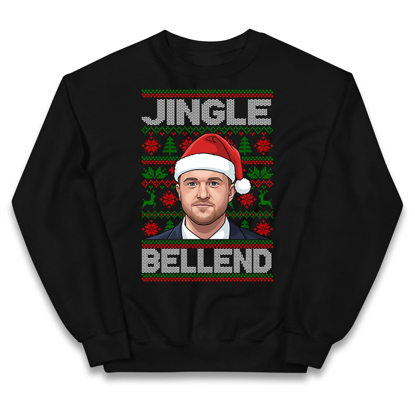 Tommy Robinson Jingle Bell Kids Jumper
