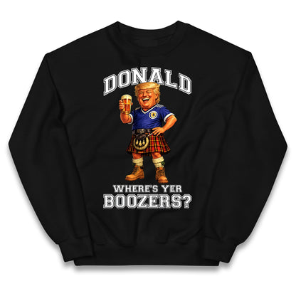 Donald Trump Scotland World Cup Kids Jumper