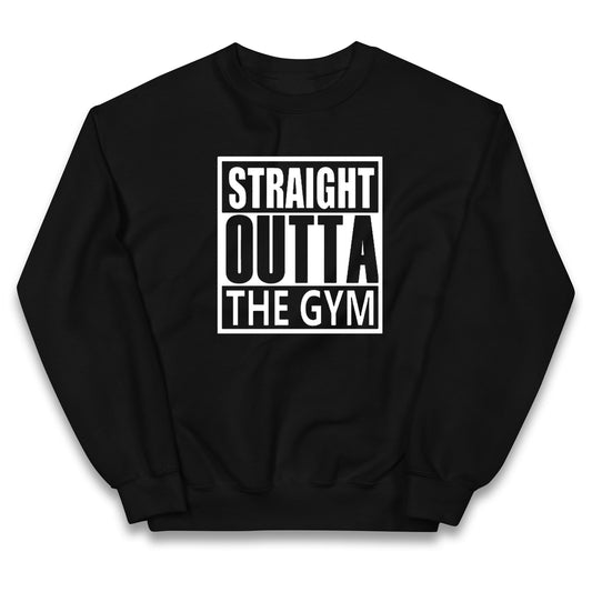 Staight Outta The Gym Kids Jumper