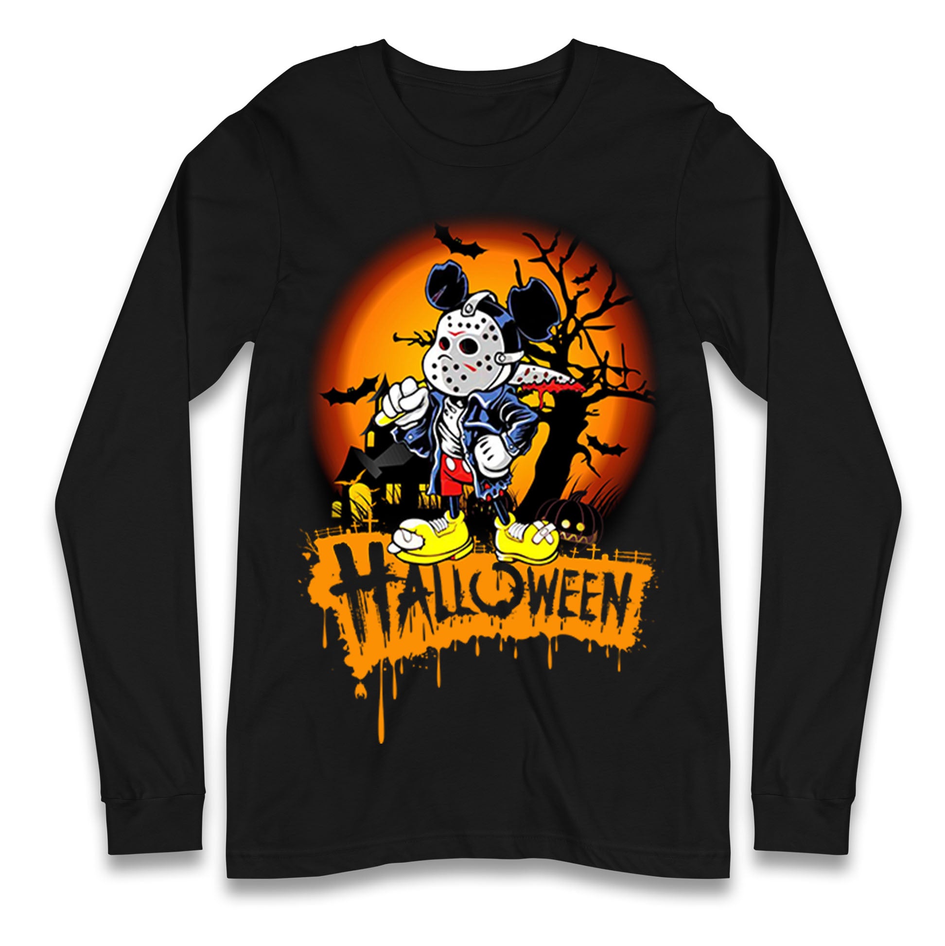 Mickey Mouse Haunted Halloween T Shirt
