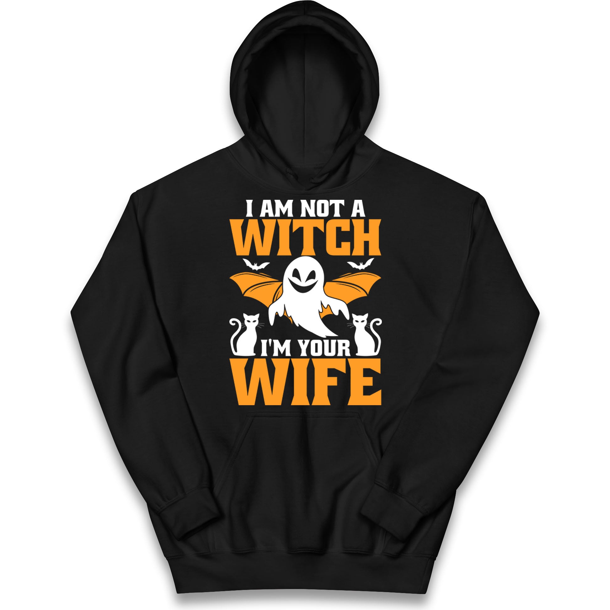 Im Not A Witch Im Your Wife Halloween Hoodie
