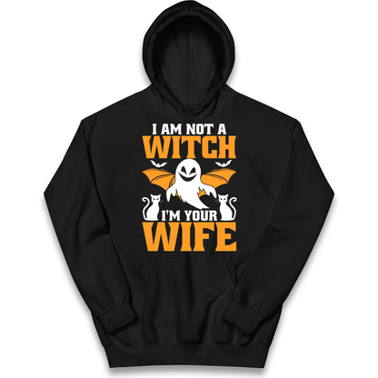 Im Not A Witch Im Your Wife Halloween Hoodie
