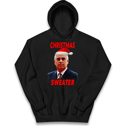 Prince Andrew Christmas Kids Hoodie