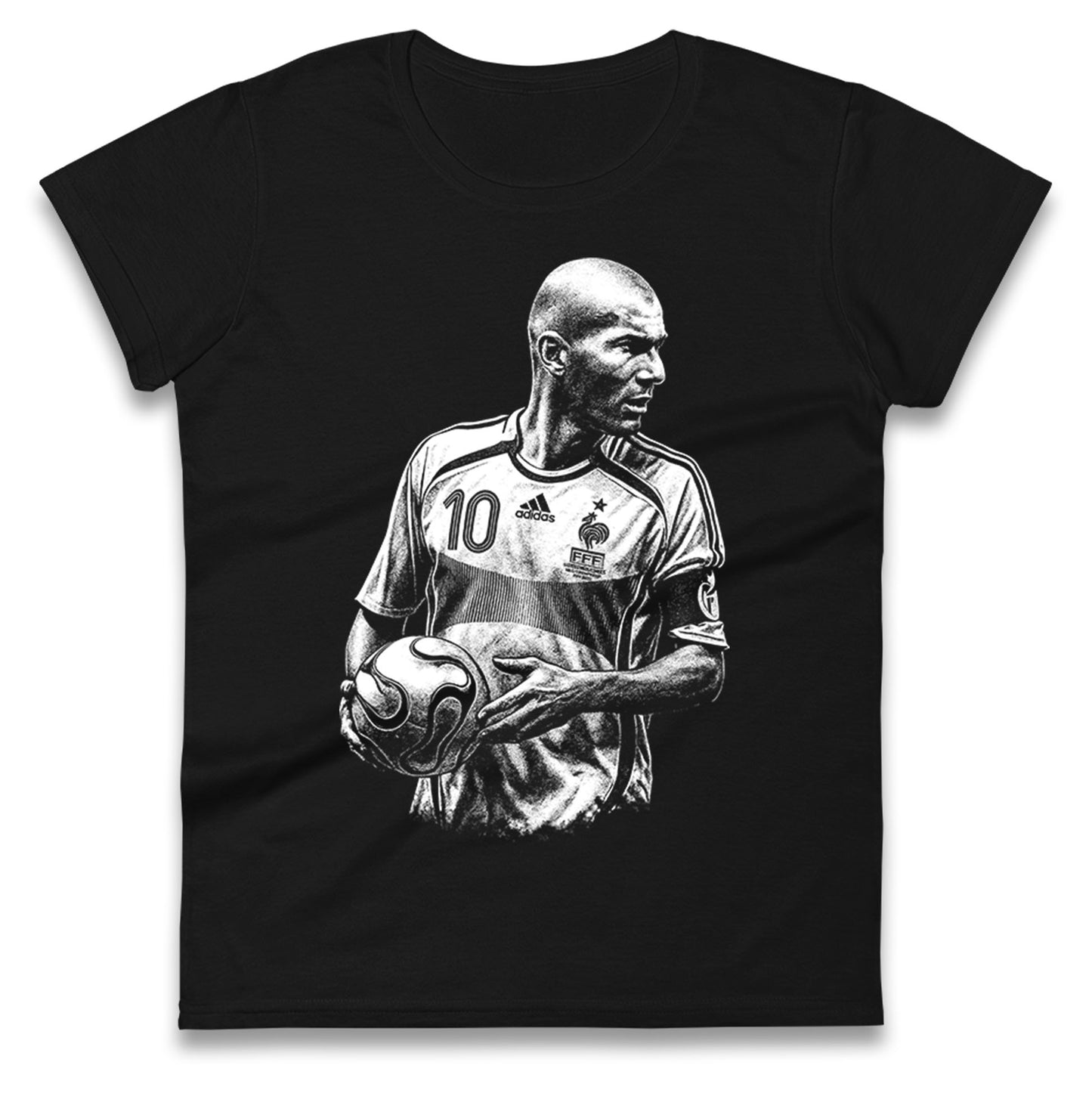 Zidane France Ladies T Shirt