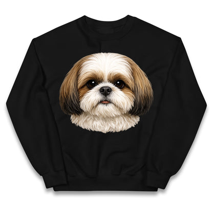 Shih Tzu Face Kids Jumper