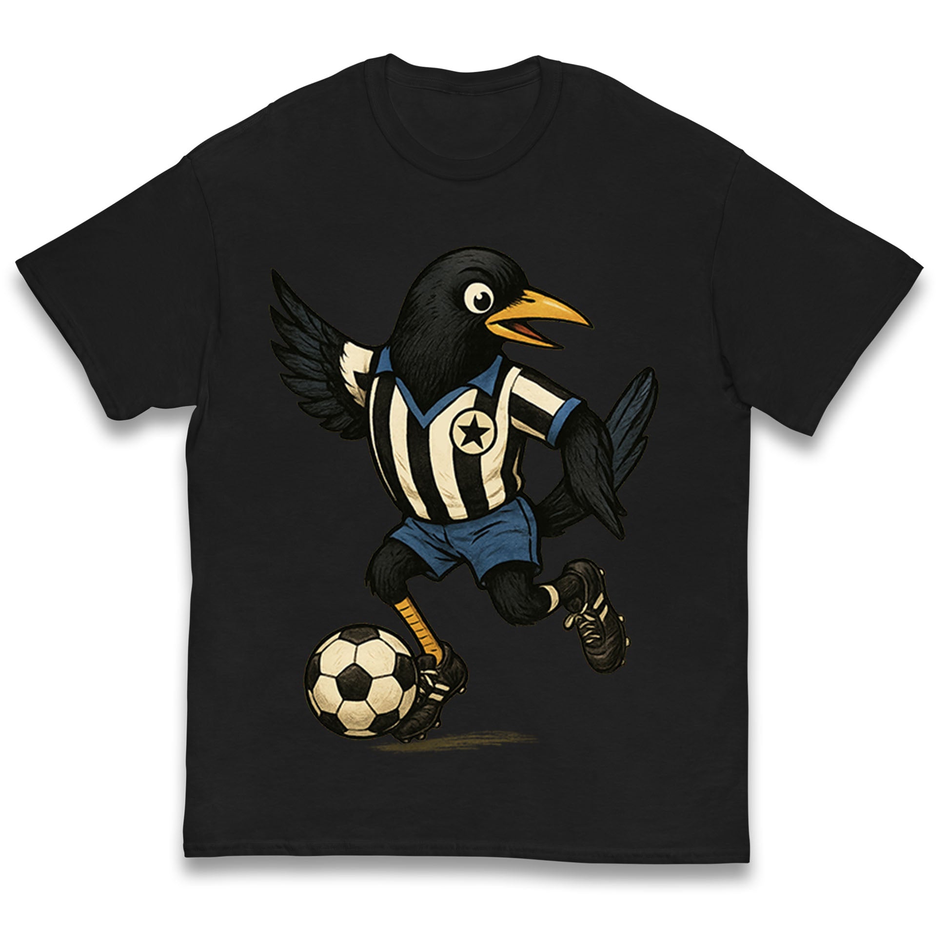 Retro Newcastle United Football Kids T Shirt