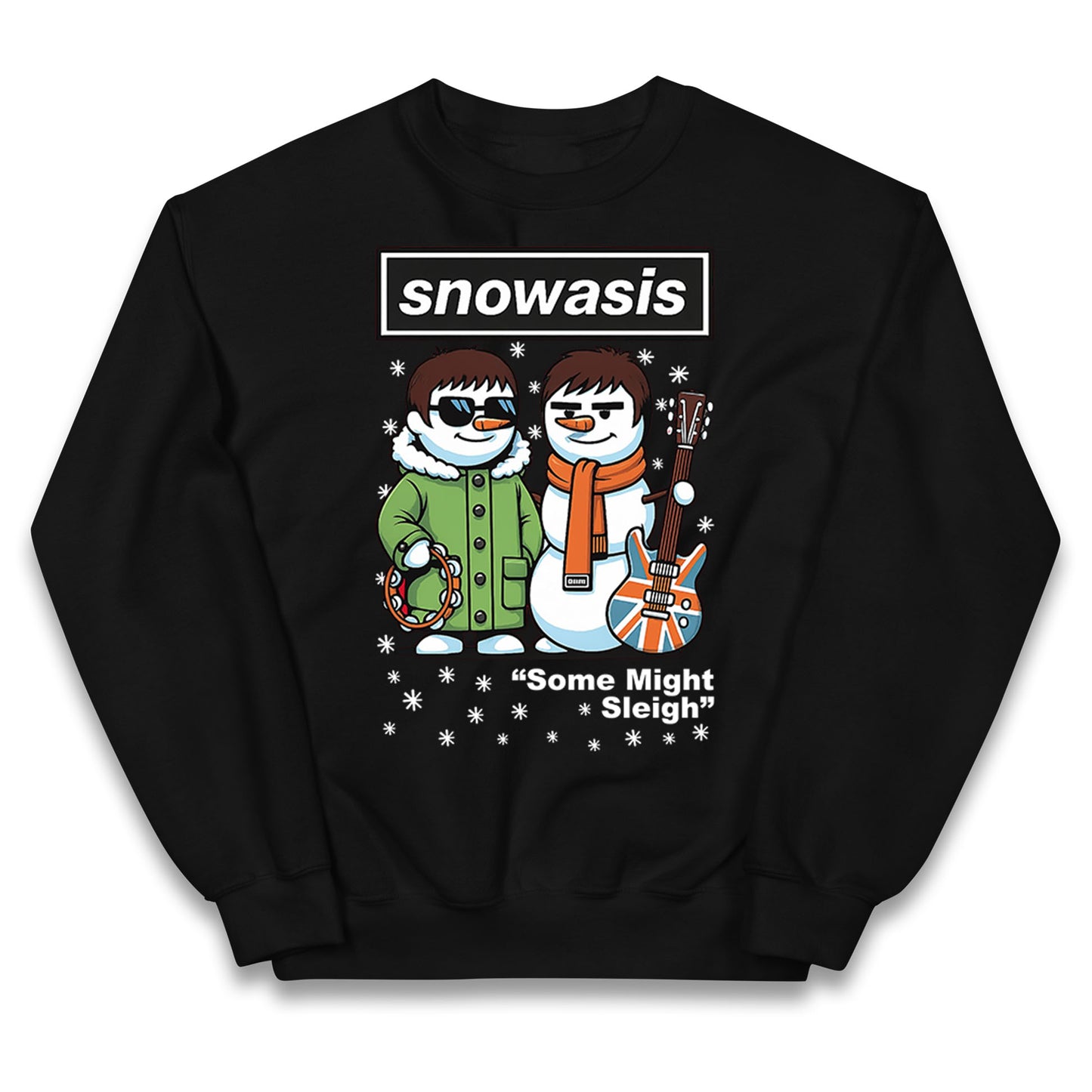 Funny Snowasis Music Band Kids Jumper 