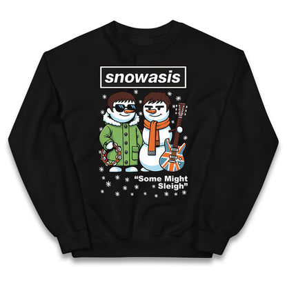 Funny Snowasis Music Band Kids Jumper 