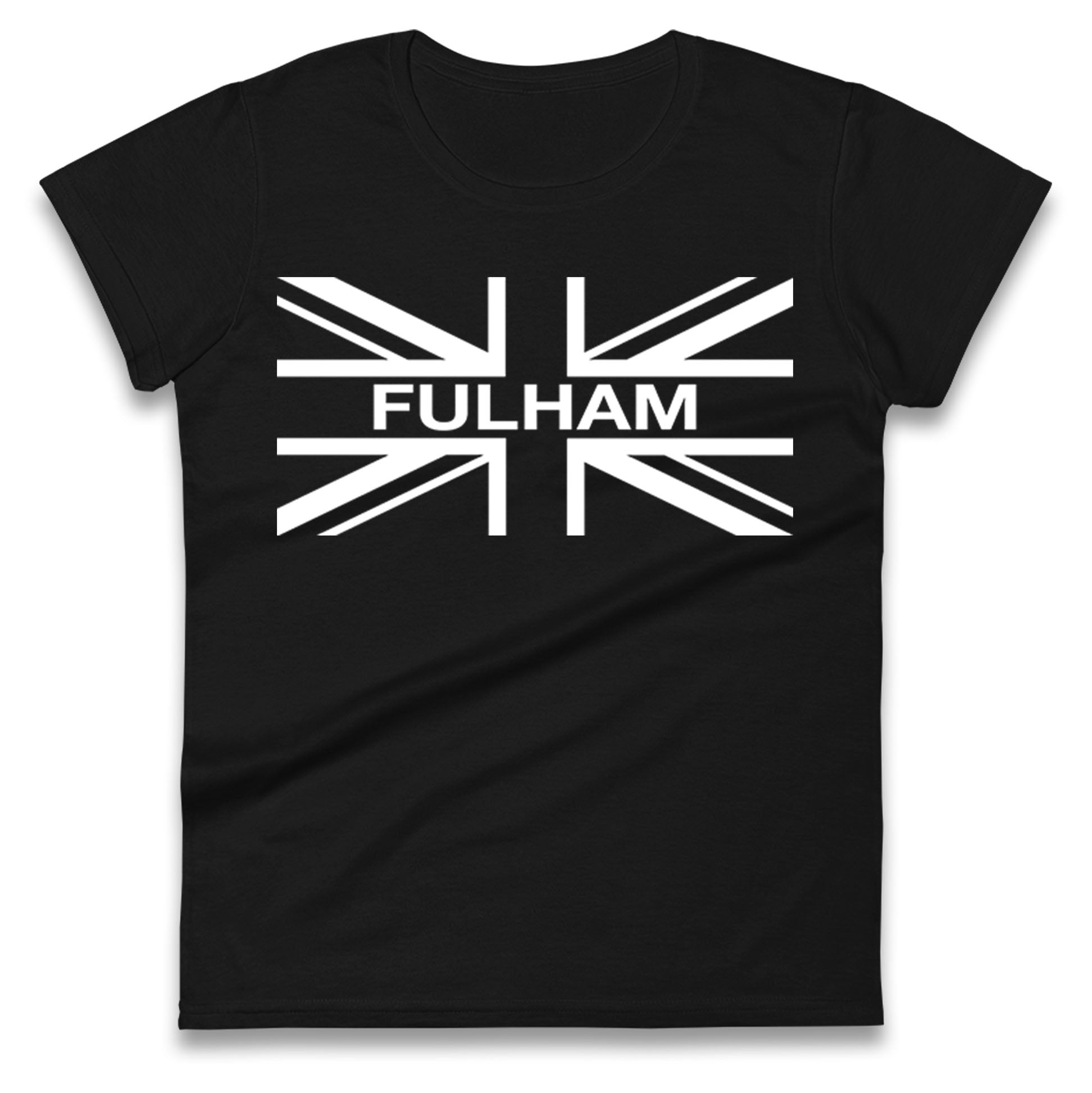 Fulham Football Flag Ladies T Shirt