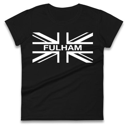 Fulham Football Flag Ladies T Shirt