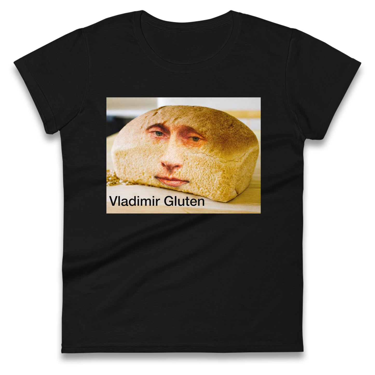 Vladimir Gluten Meme Inappropriate Gluten Tolerant Ladies T Shirt 