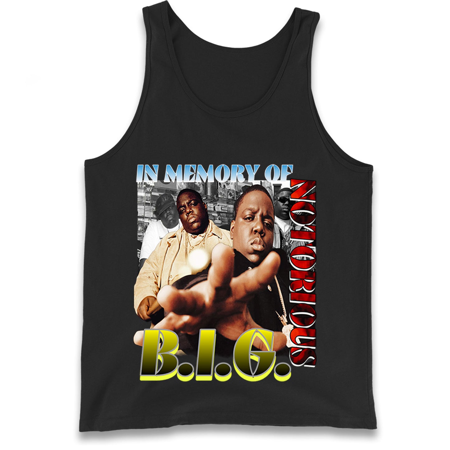 In memory of Notorious B.I.G. Tank Top