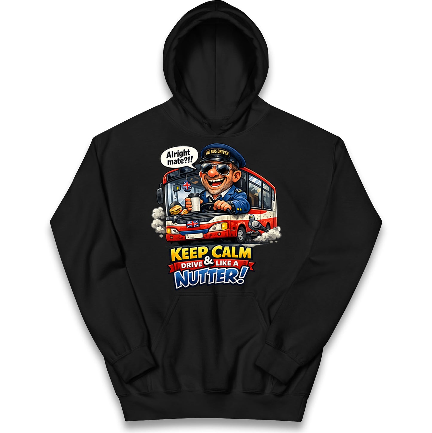  Bus Driver Job Kids Hoodie 