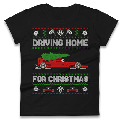 F1 Christmas Ladies T Shirt