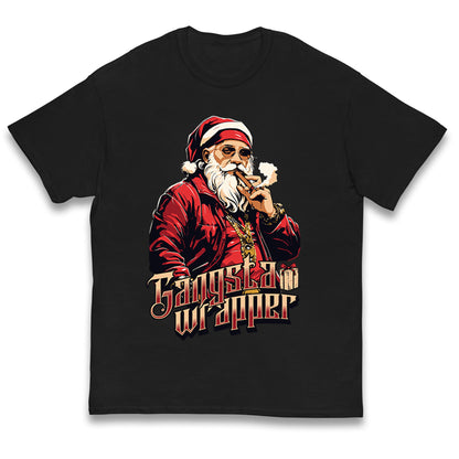 Santa Claus Gangster Kids T Shirt