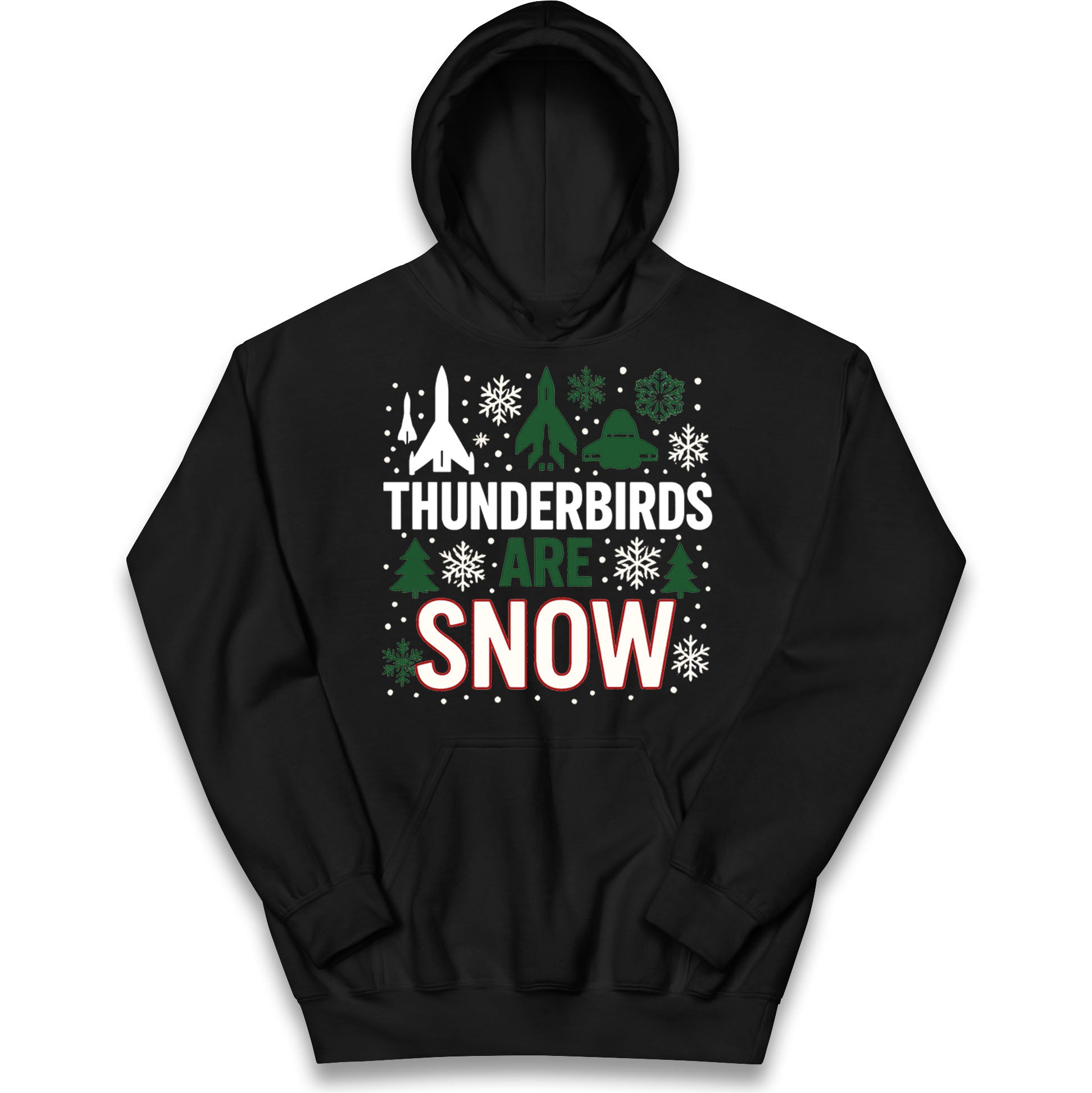 Thunderbirds Christmas Kids Hoodie