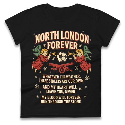 Arsenal Christmas Ladies T Shirt
