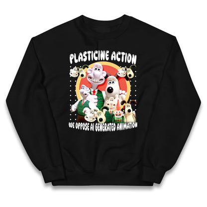 Plasticine Action Figure Kids Jumper