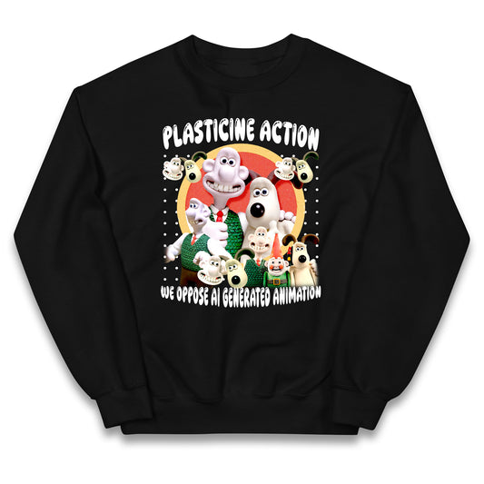 Plasticine Action Figure Kids Jumper