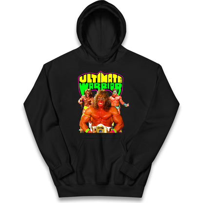 The Ultimate Warrior wwe Bootleg Kids Hoodie