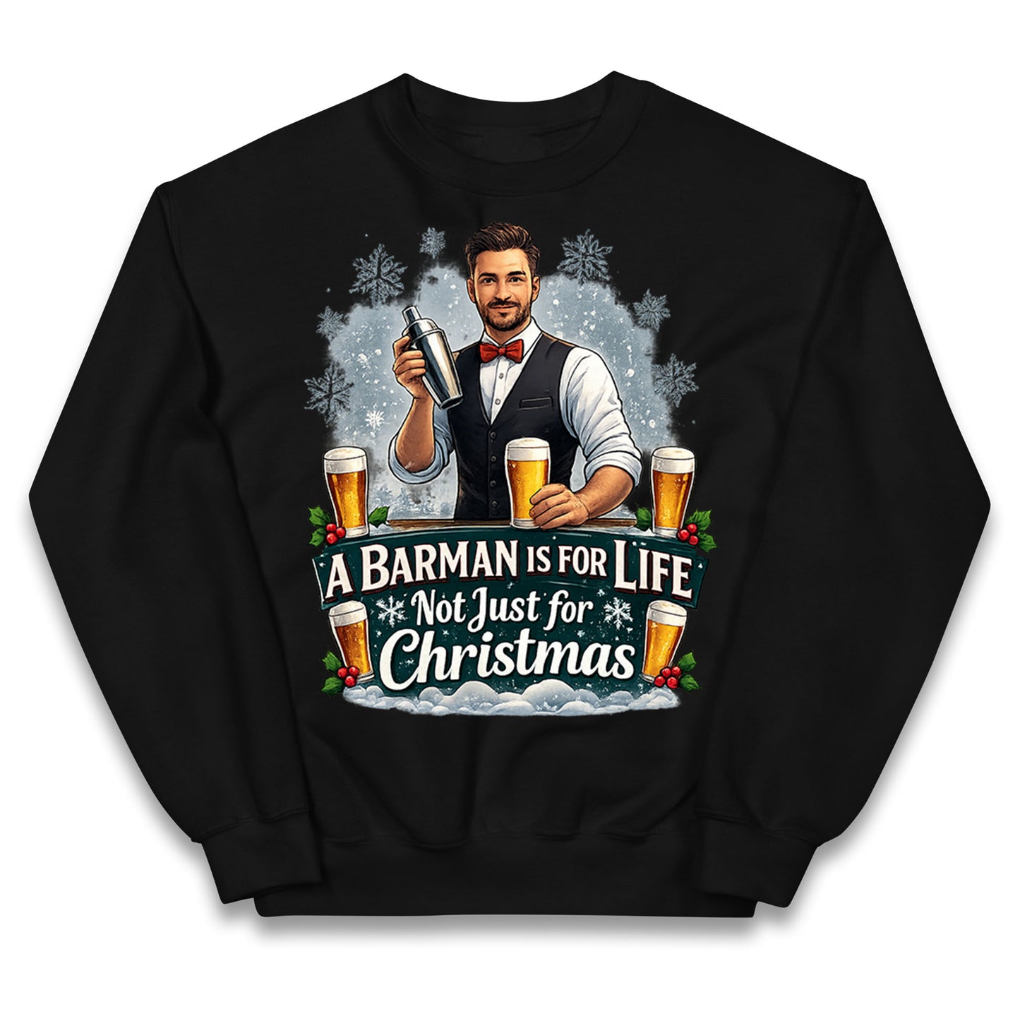 Barman Christmas Kids Jumper