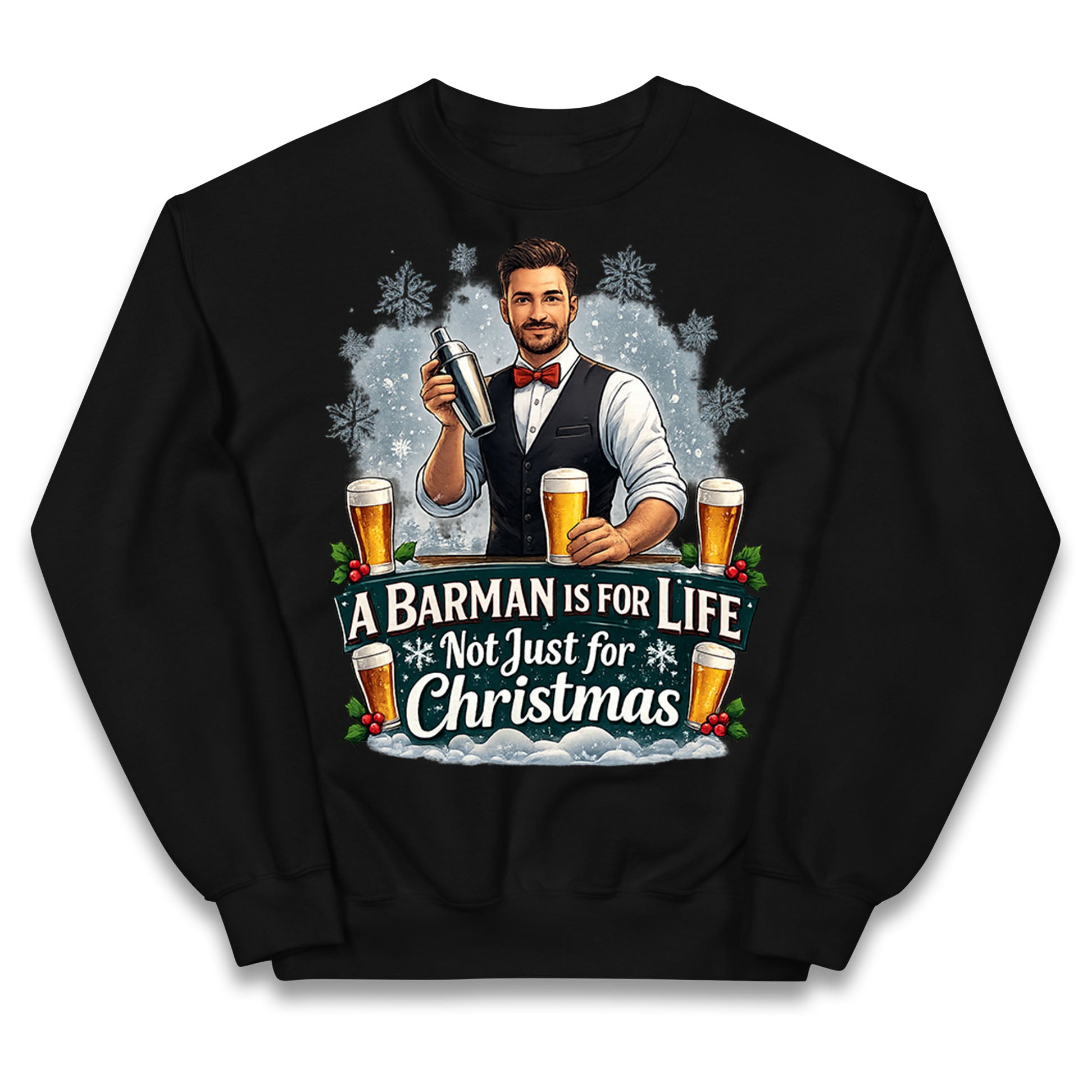 Barman Christmas Kids Jumper