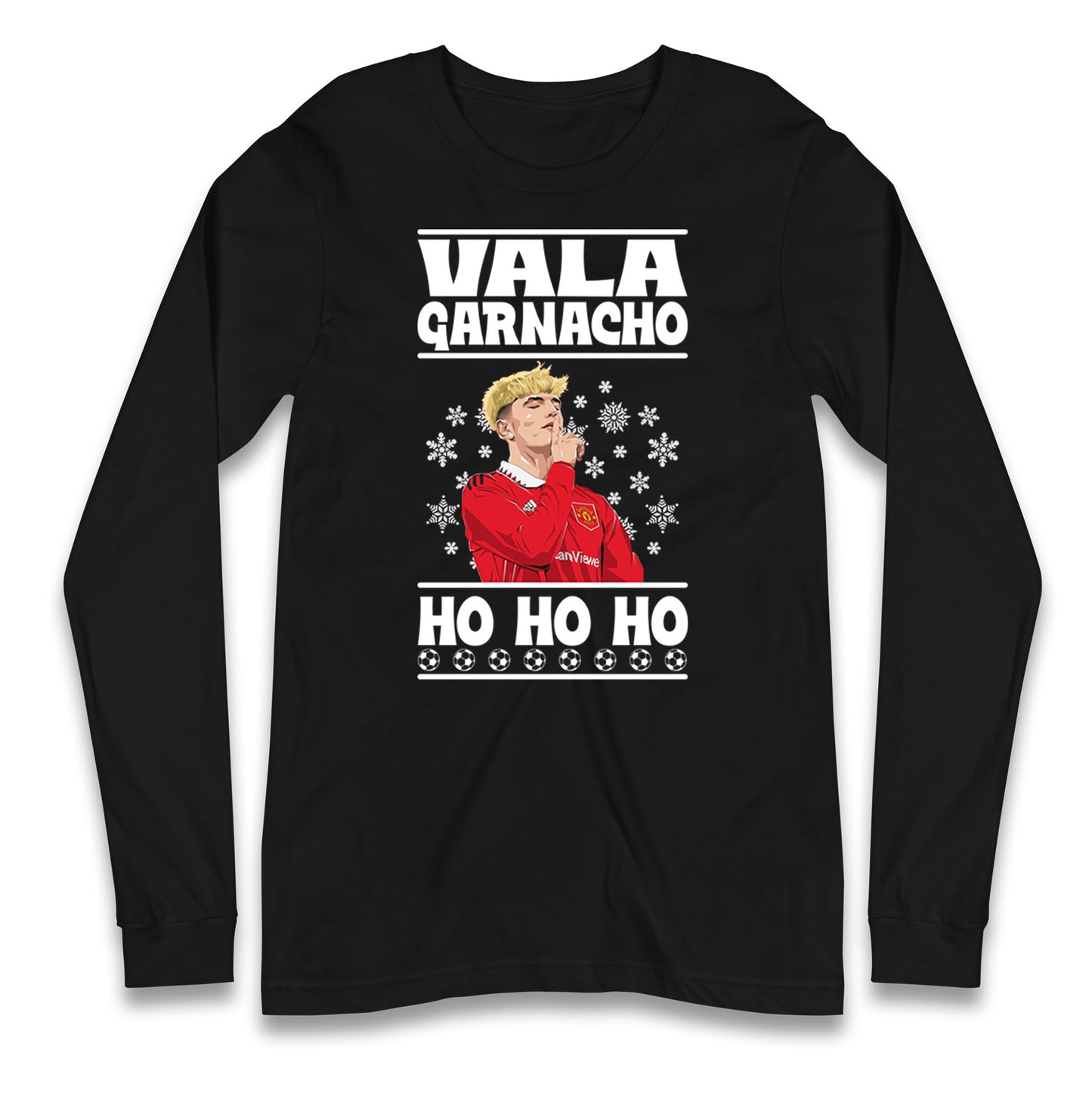 alejandro garnacho christmas long sleeve t shirt